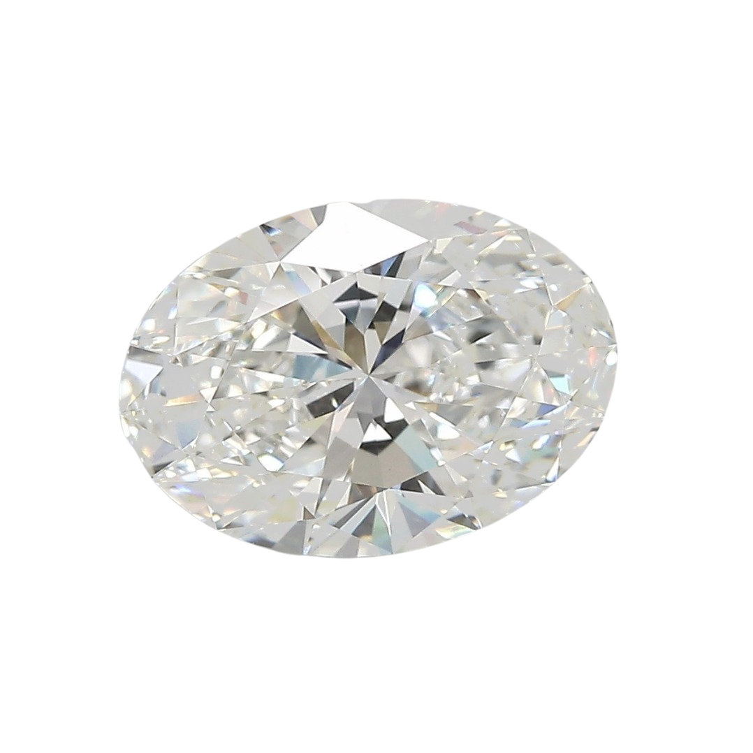 3.09 Carat E VVS2 Oval Lab Diamond