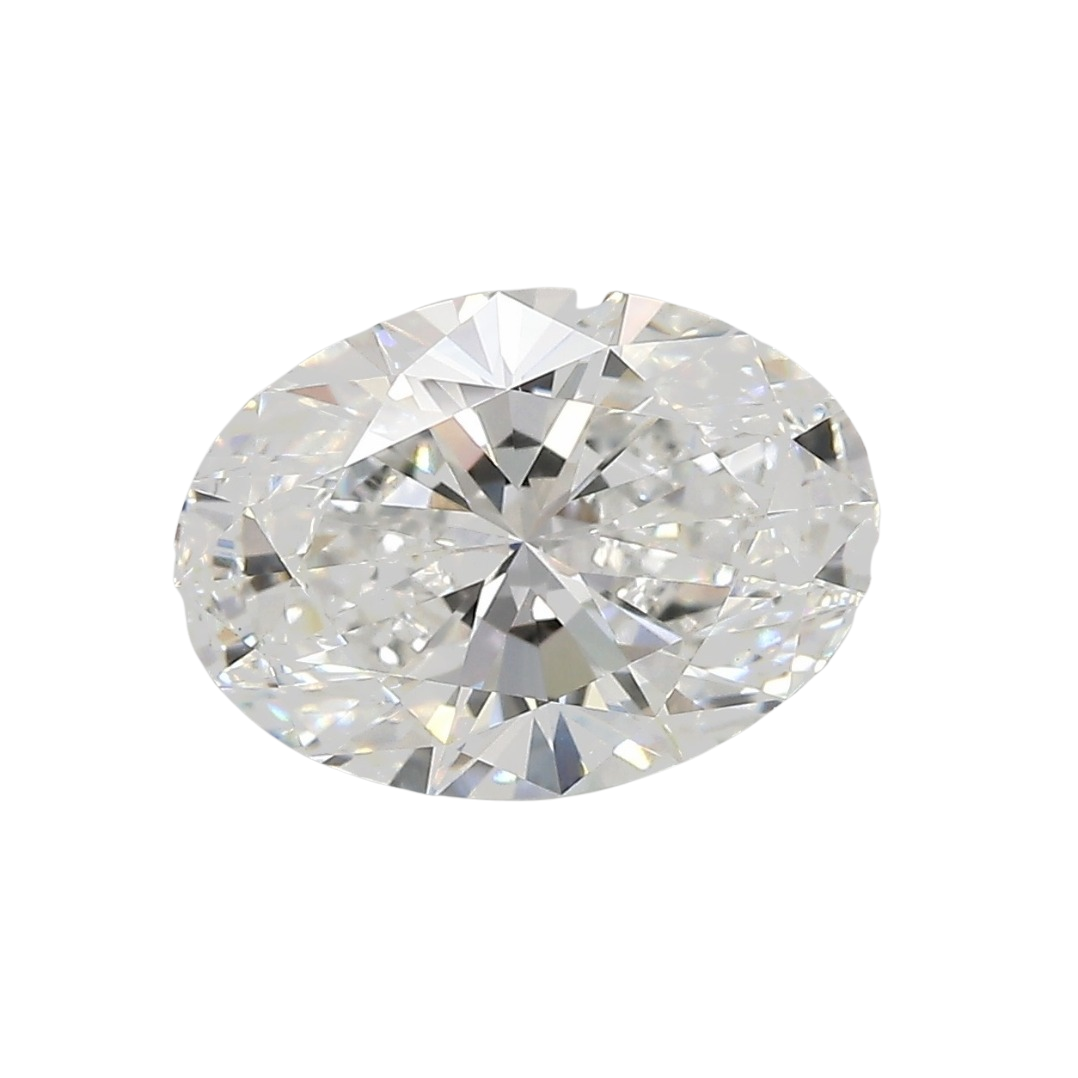 3.07 Carat E VVS2 Oval Lab Diamond
