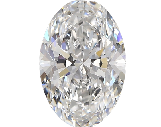 3.15 Carat E VVS2 Oval Lab Diamond