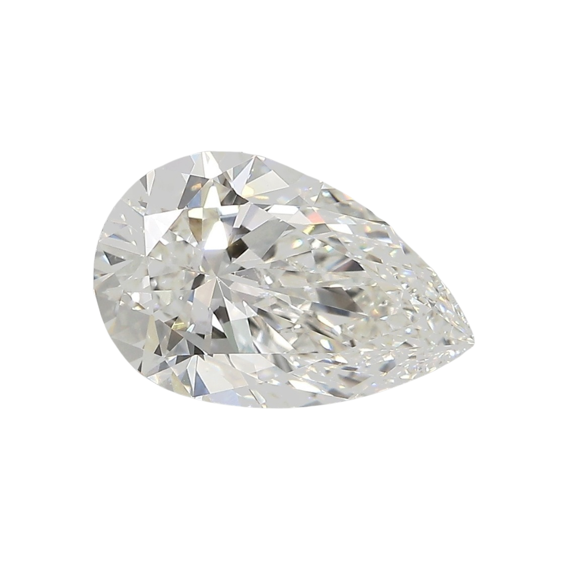 3.07 Carat E VVS2 Pear Lab Diamond