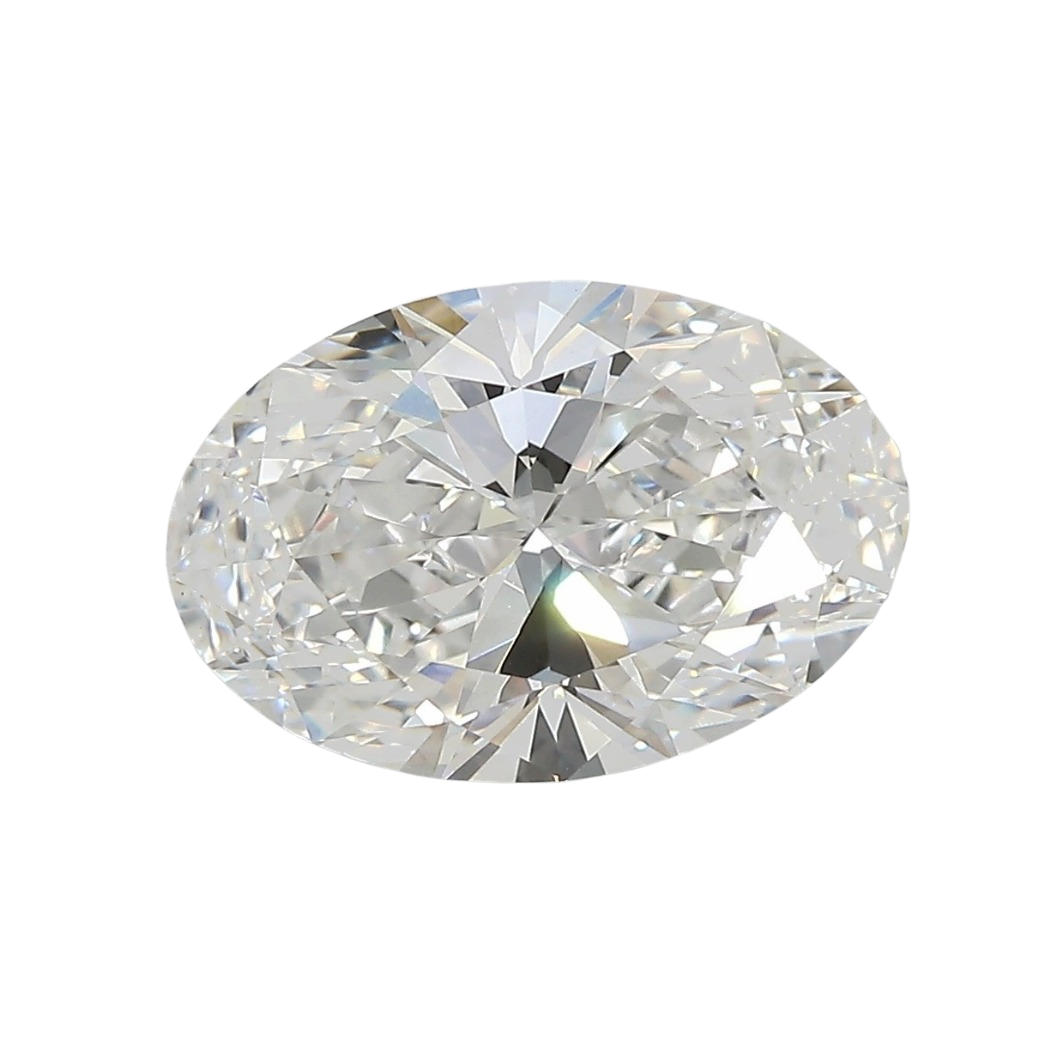 3.09 Carat E VVS2 Oval Lab Diamond