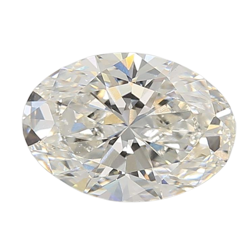 3.04 Carat F VVS2 Oval Lab Diamond