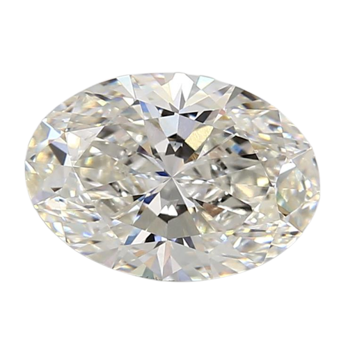 3.02 Carat F VVS2 Oval Lab Diamond