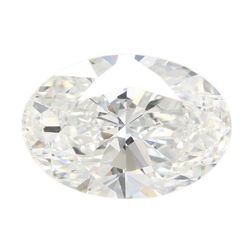 3.03 Carat F VVS2 Oval Lab Diamond