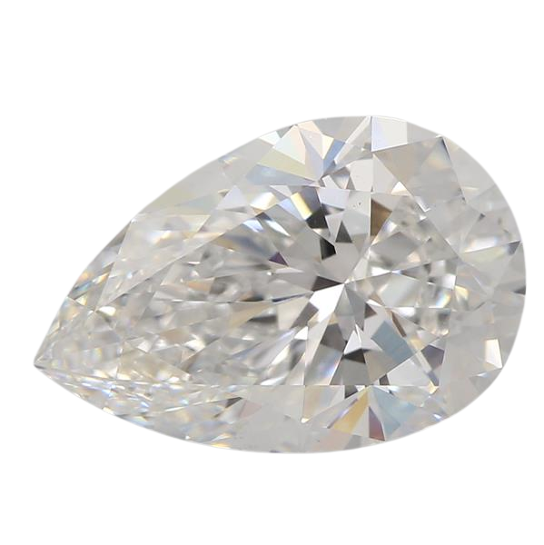 3.01 Carat E VVS2 Pear Lab Diamond