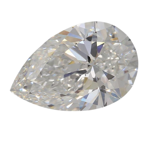 3 Carat E VVS2 Pear Lab Diamond
