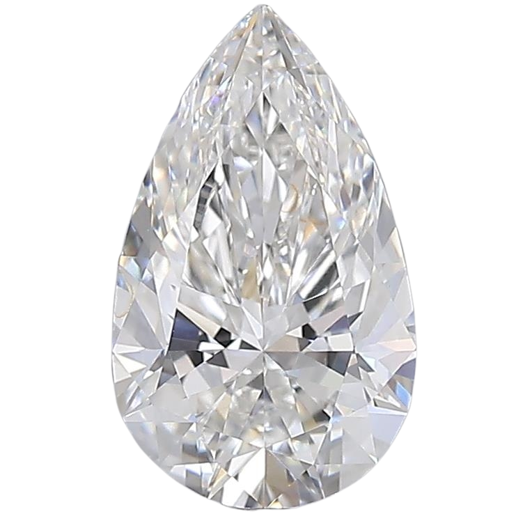 3.07 Carat E VVS2 Pear Lab Diamond
