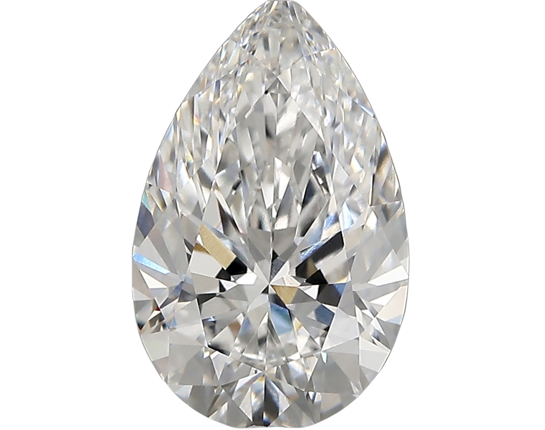 3.02 Carat E VVS2 Pear Lab Diamond