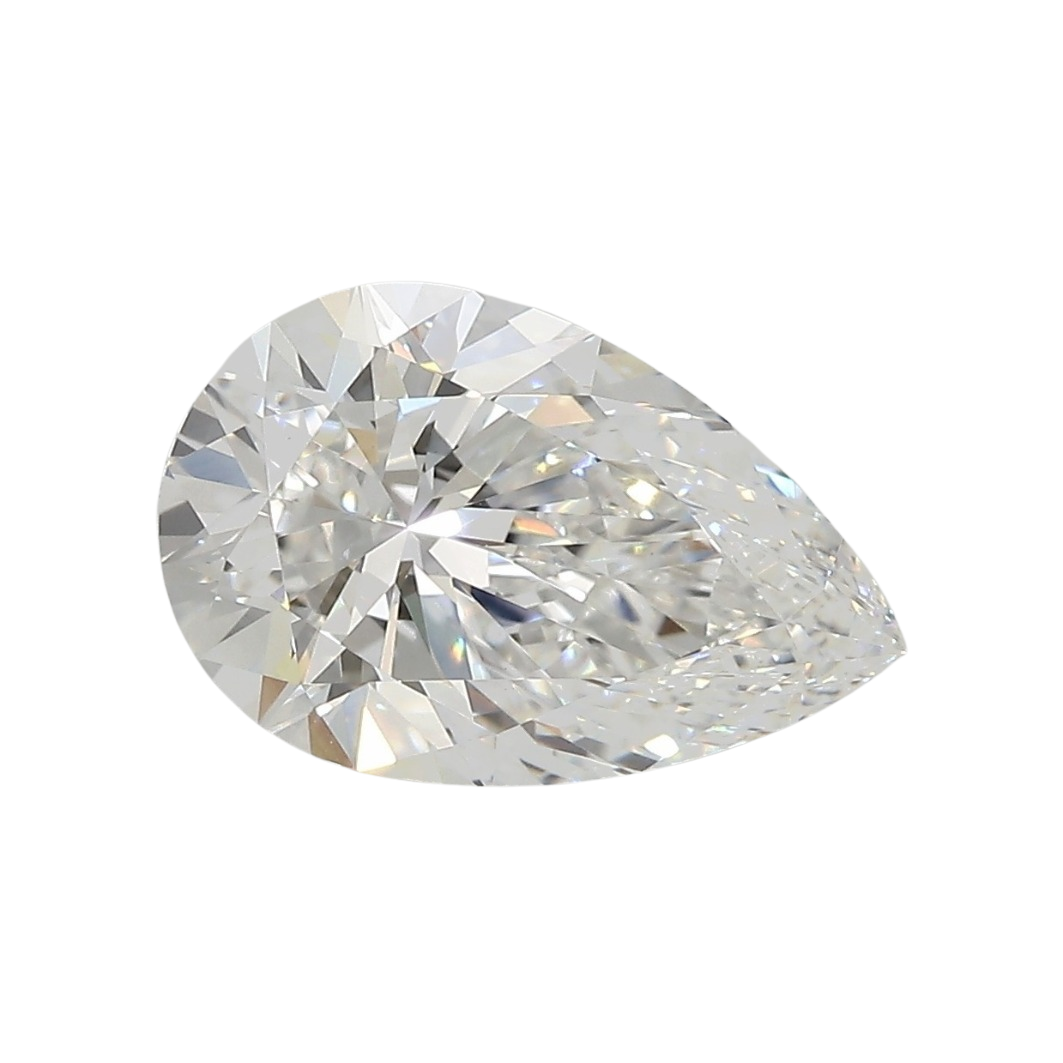 3.08 Carat E VVS2 Pear Lab Diamond