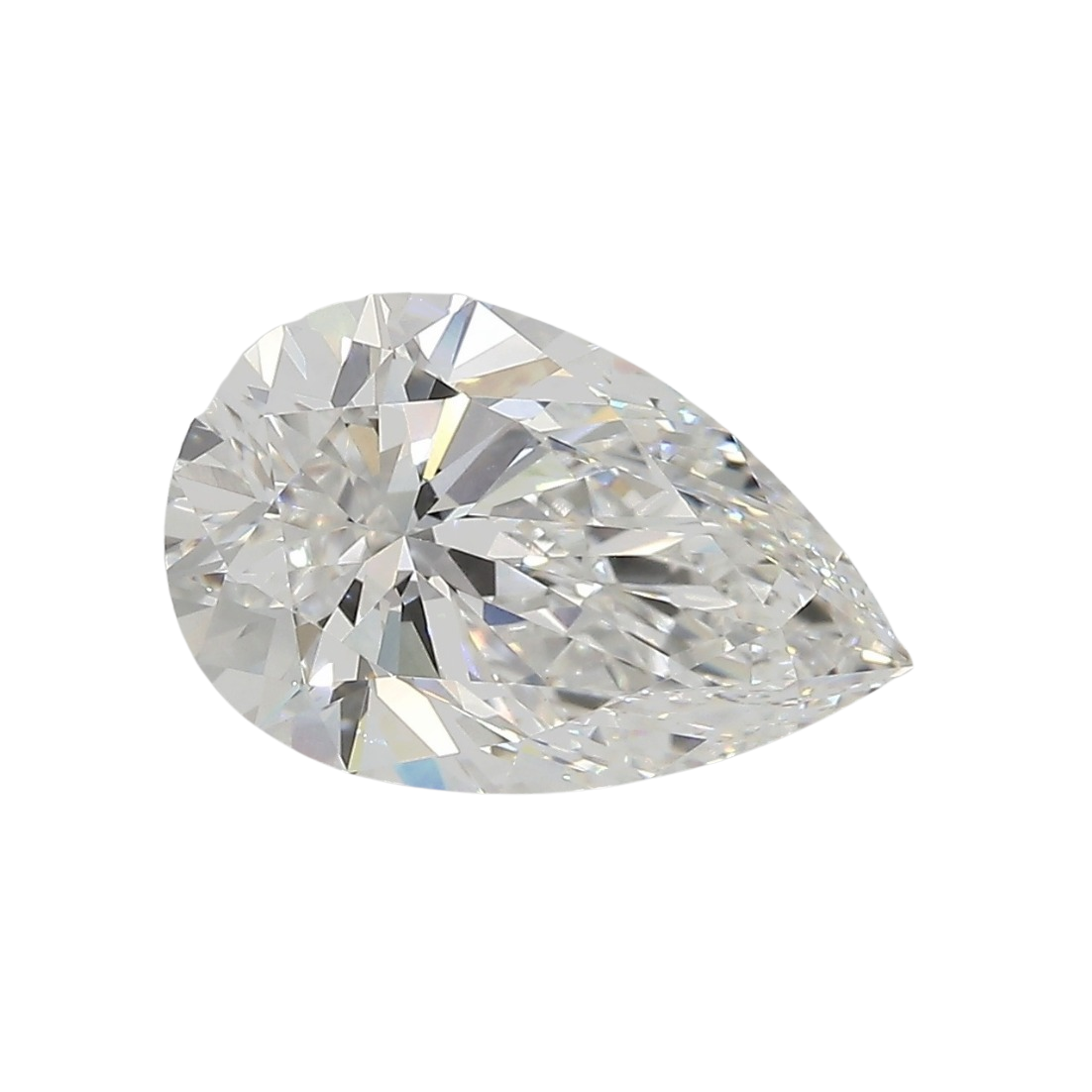 3.08 Carat E VVS2 Pear Lab Diamond