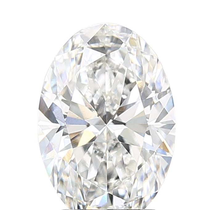 3.05 Carat F VVS2 Oval Lab Diamond