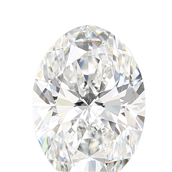 3.06 Carat F VVS2 Oval Lab Diamond