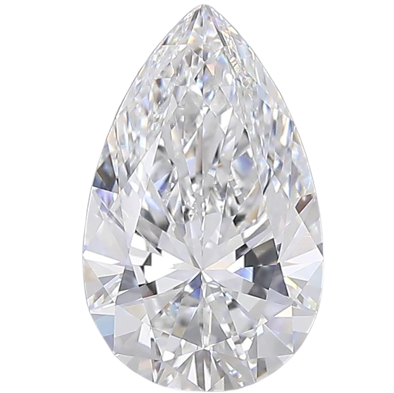 3.06 Carat E VVS2 Pear Lab Diamond
