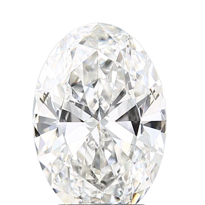 3.06 Carat F VVS2 Oval Lab Diamond