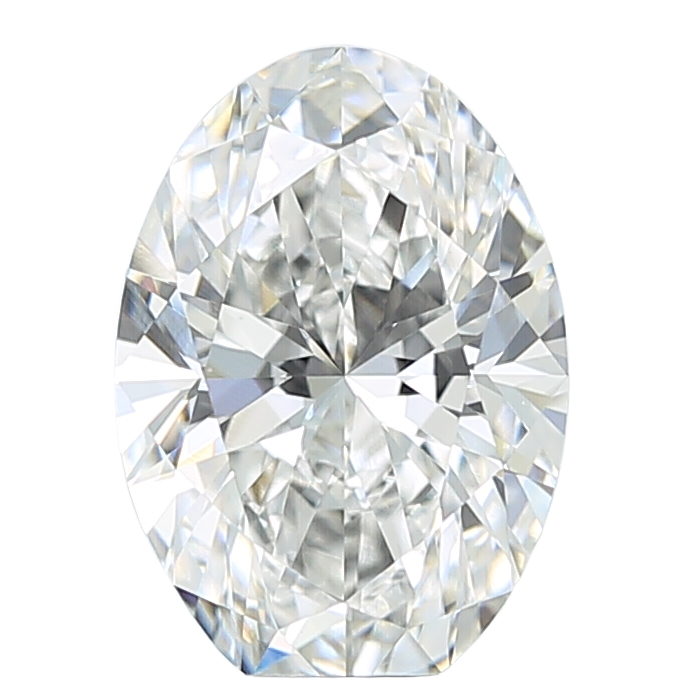 3.07 Carat F VVS2 Oval Lab Diamond
