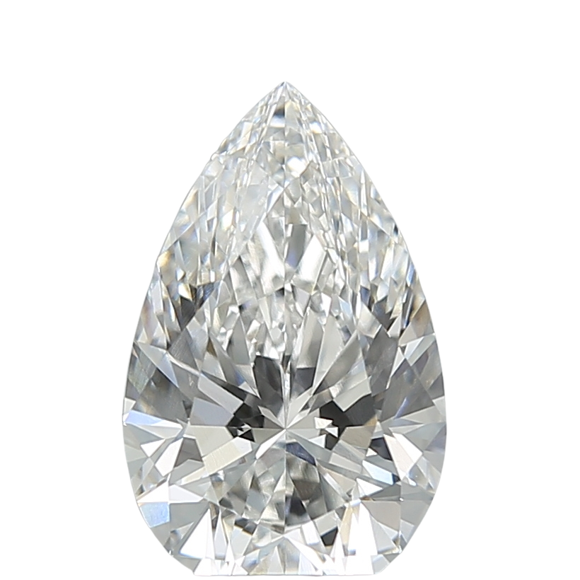 3.07 Carat F VVS2 Pear Lab Diamond