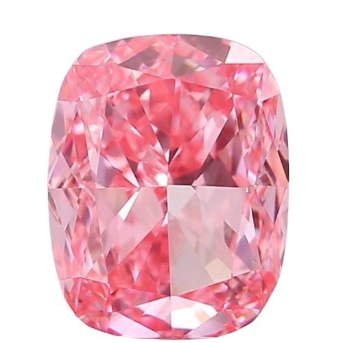 1.01 Carat PINK VS1 Elongated Cushion Lab Diamond