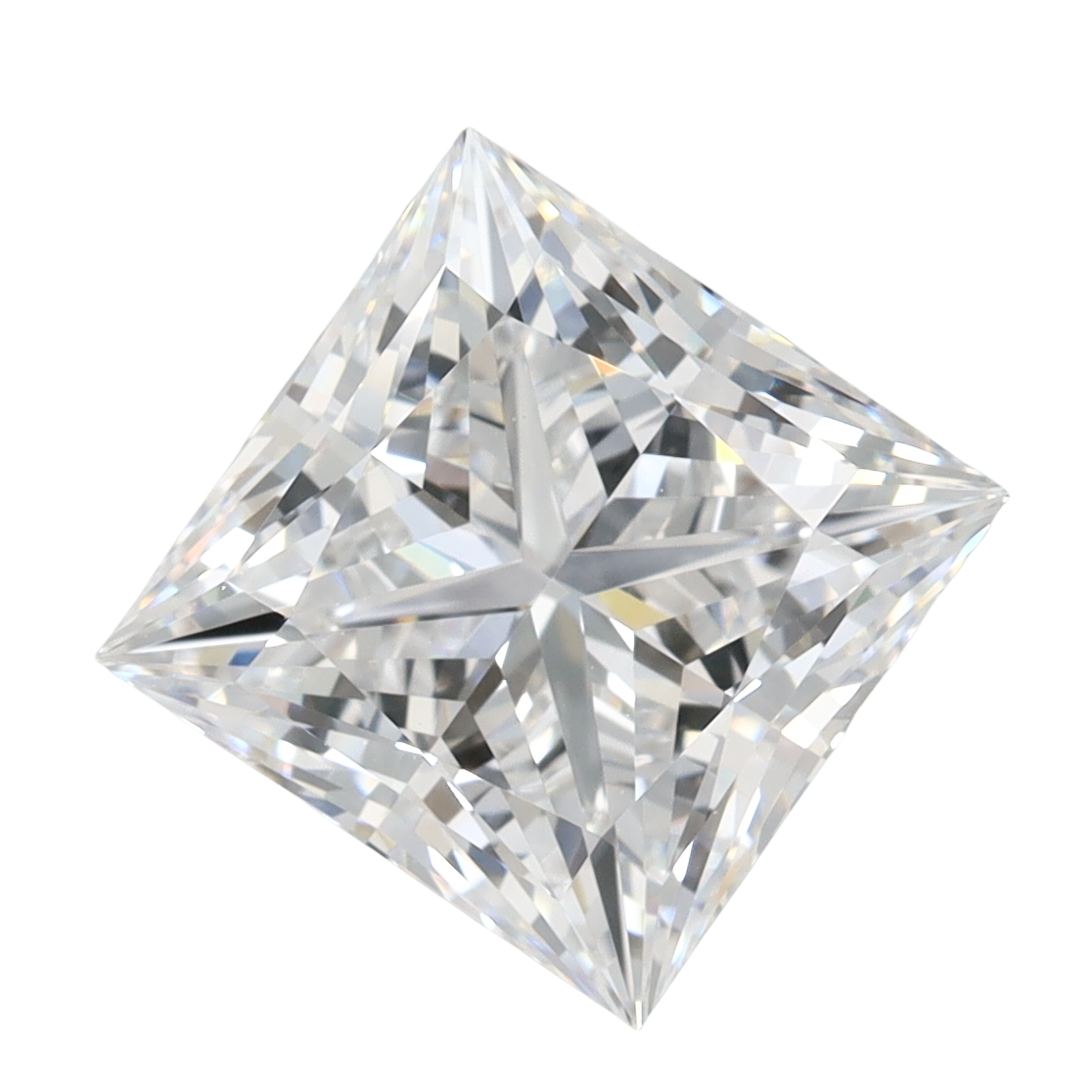 3.09 Carat D VVS2 Princess Lab Diamond