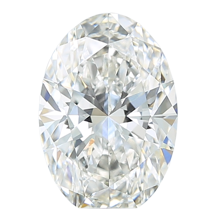 3.07 Carat F VVS2 Oval Lab Diamond