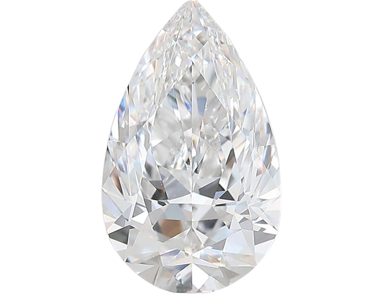 3.06 Carat E VVS2 Pear Lab Diamond