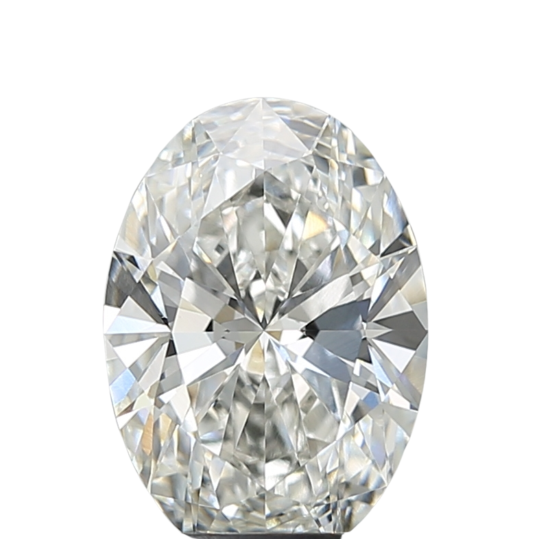 3.07 Carat F VVS2 Oval Lab Diamond