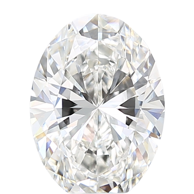 3.06 Carat F VVS2 Oval Lab Diamond