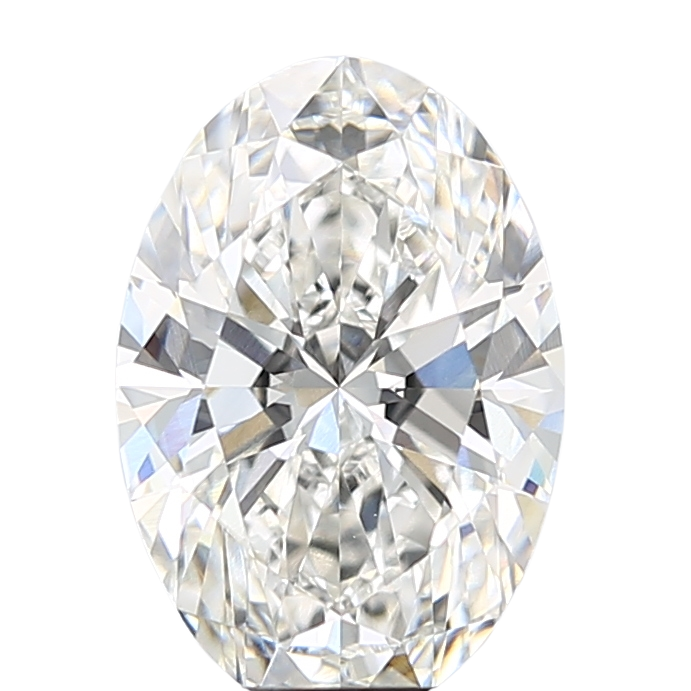 3.08 Carat F VVS2 Oval Lab Diamond