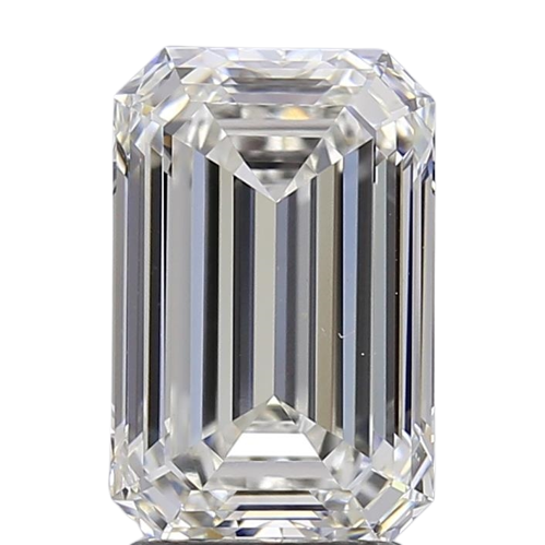 3.01 Carat F VVS2 Emerald Lab Diamond