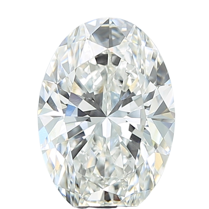 3.05 Carat F VVS2 Oval Lab Diamond