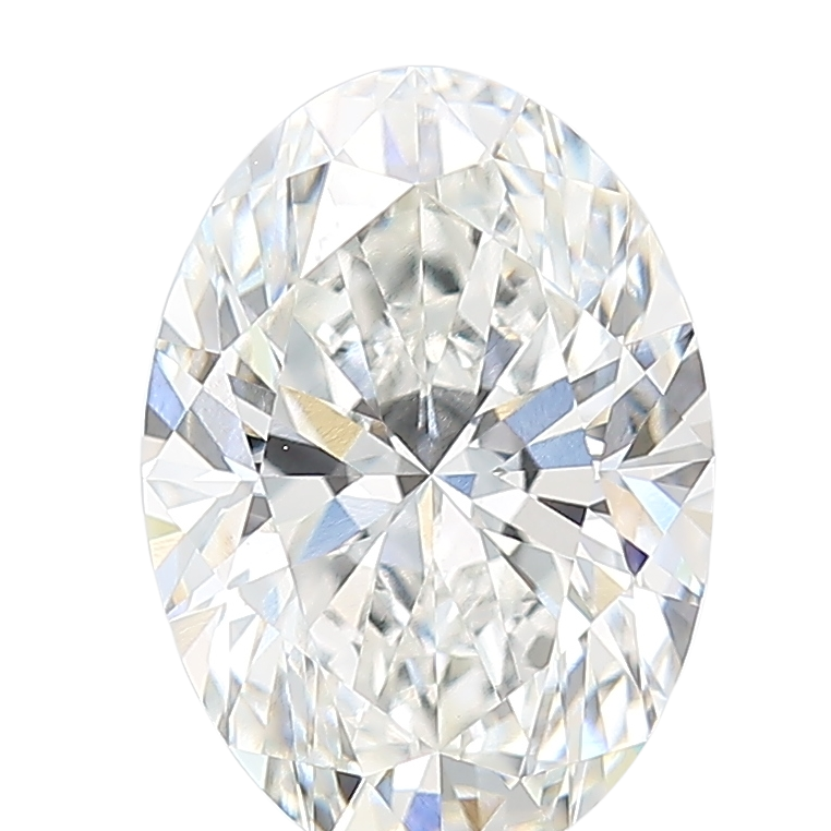 3.04 Carat F VVS2 Oval Lab Diamond