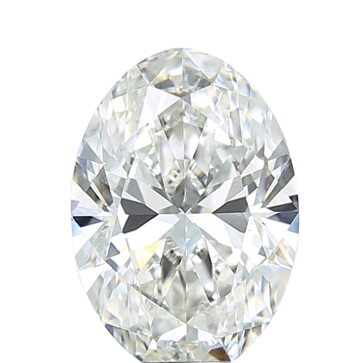 3.05 Carat F VVS2 Oval Lab Diamond