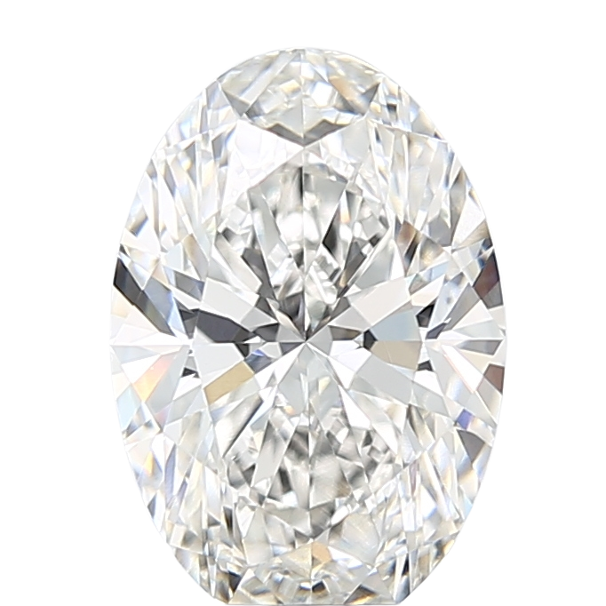 3.06 Carat F VVS2 Oval Lab Diamond