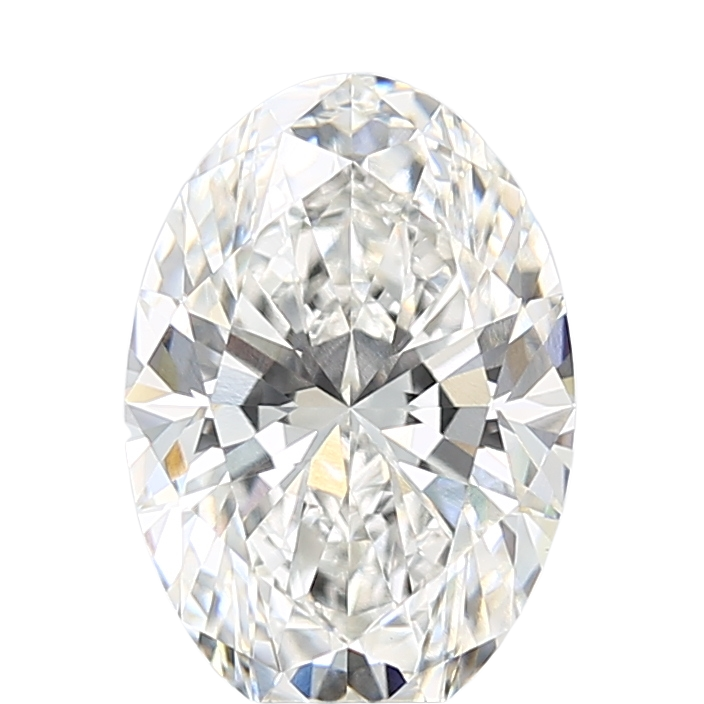 3.08 Carat F VVS2 Oval Lab Diamond