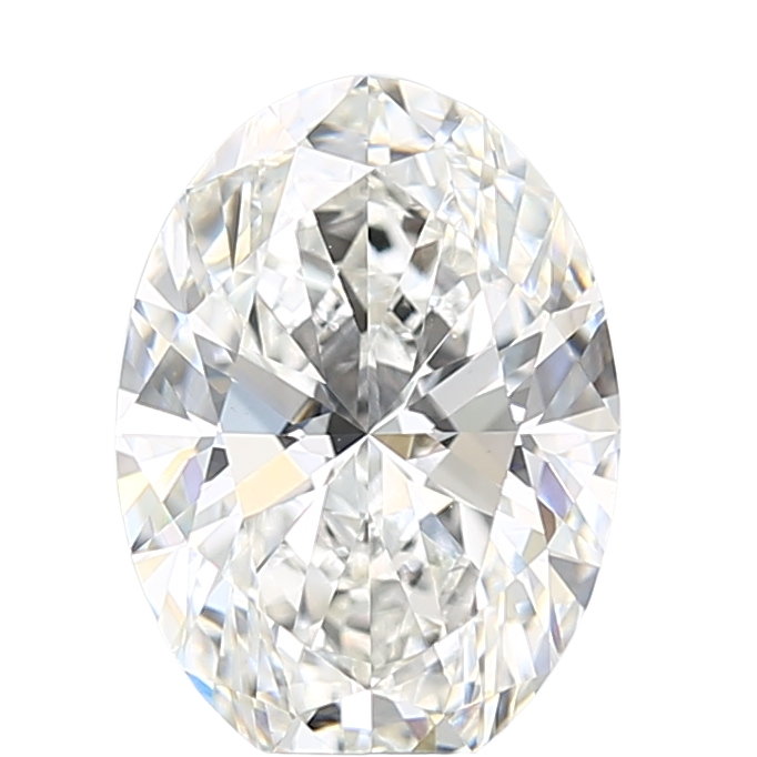 3.06 Carat F VVS2 Oval Lab Diamond