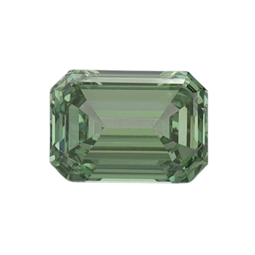 0.73 Carat GREEN VVS2 Emerald Lab Diamond
