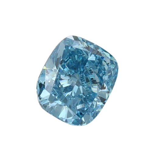 0.99 Carat BLUE VS1 Elongated Cushion Lab Diamond