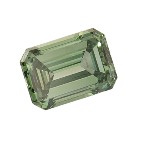 0.78 Carat GREEN VS1 Emerald Lab Diamond