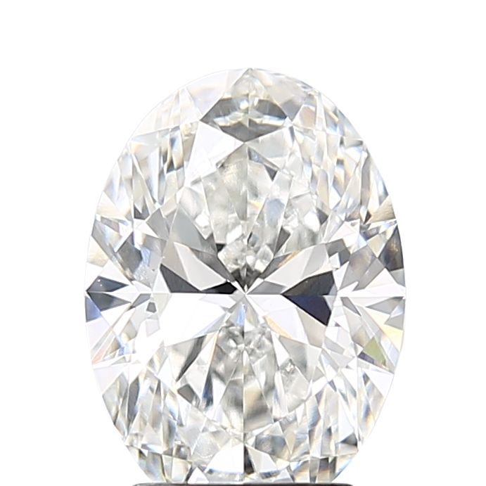 3.06 Carat F VVS2 Oval Lab Diamond