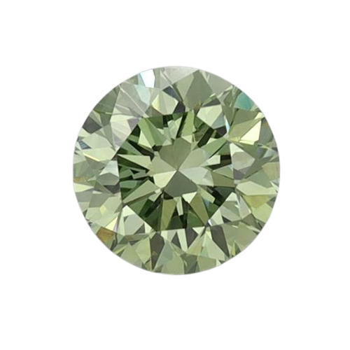 0.7 Carat GREEN VS1 Round Lab Diamond