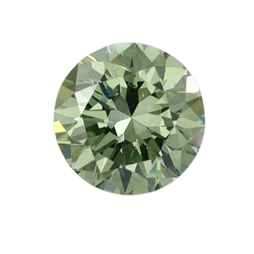 0.71 Carat GREEN VS1 Round Lab Diamond