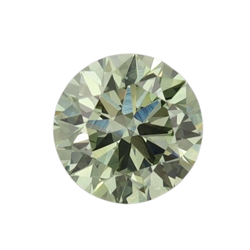 0.71 Carat GREEN VS1 Round Lab Diamond