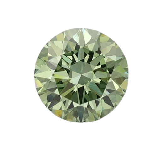 0.72 Carat GREEN VS1 Round Lab Diamond