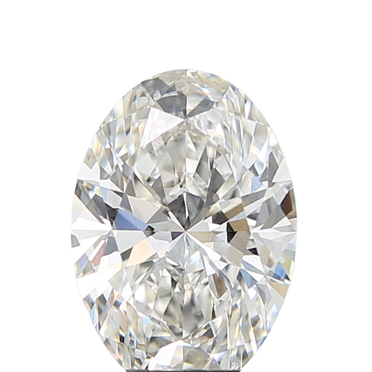 3.09 Carat F VVS2 Oval Lab Diamond