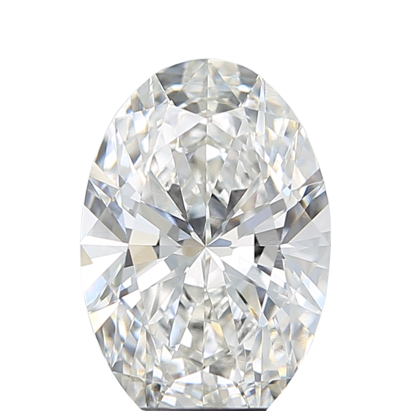 3.04 Carat F VVS2 Oval Lab Diamond