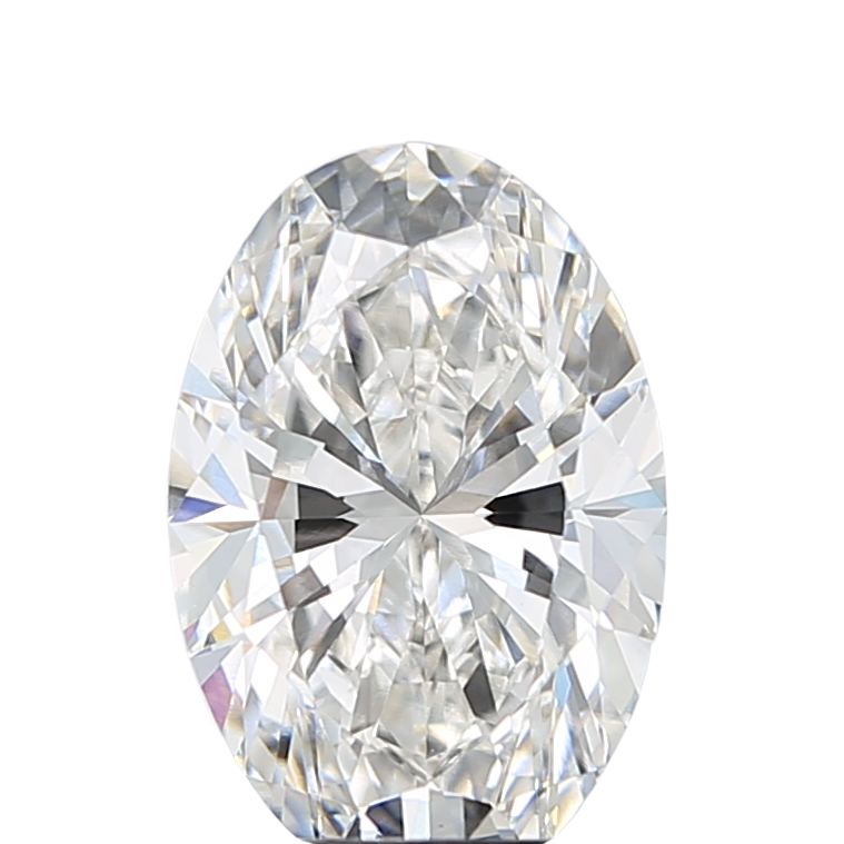 3.05 Carat F VVS2 Oval Lab Diamond