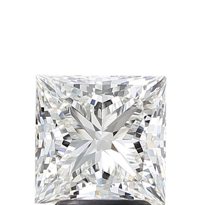 3.02 Carat F VVS2 Princess Lab Diamond