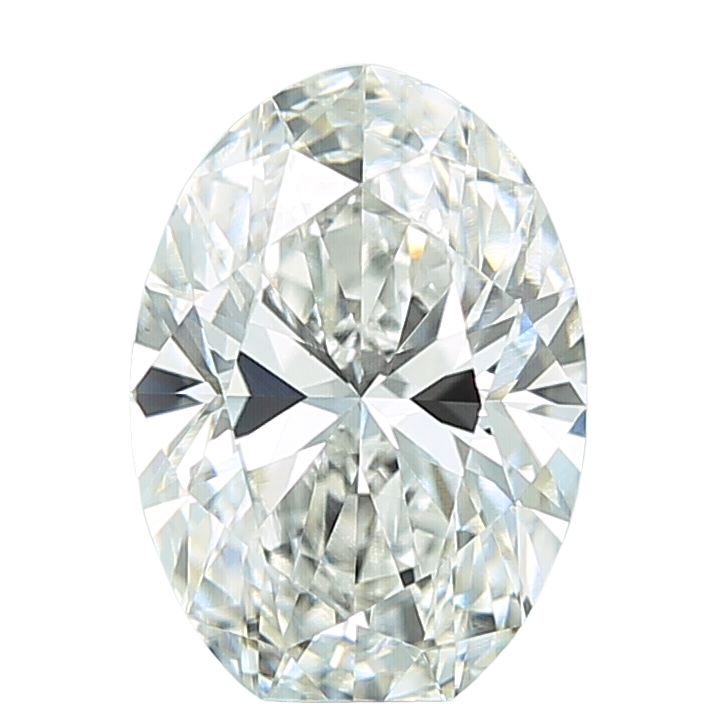 3.08 Carat F VVS2 Oval Lab Diamond