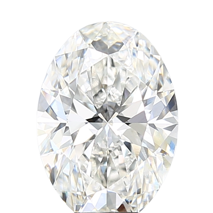 3.08 Carat F VVS2 Oval Lab Diamond