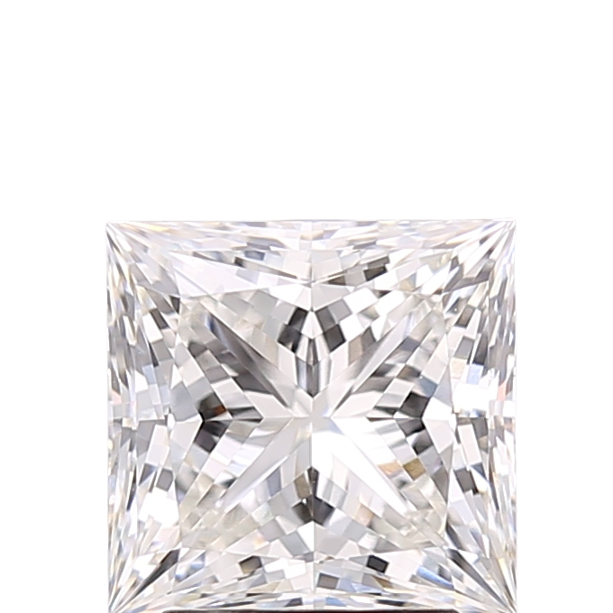 3.04 Carat F VVS2 Princess Lab Diamond