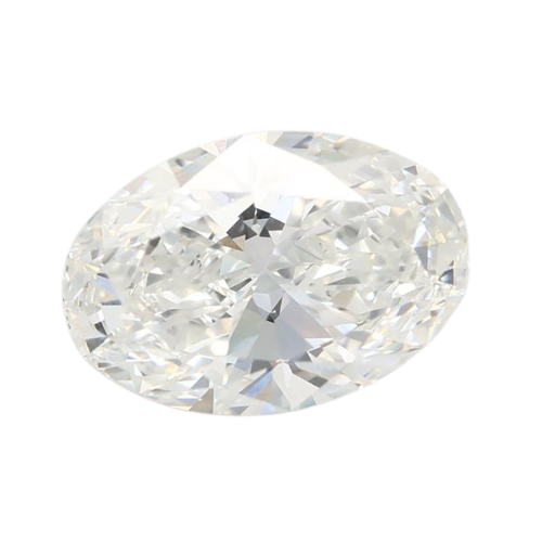 3.04 Carat F VVS2 Oval Lab Diamond